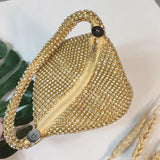 Evening Clutch Bag Women Full Rhinestones Handbag Diamond Wedding Party Bridal P