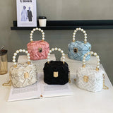 Evening Clutch Bags Women Weave Style Beaded Handbags Wedding Party Purses