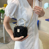 Evening Clutch Bags Women Weave Style Beaded Handbags Wedding Party Purses