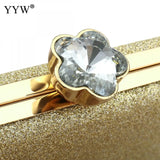 Glitter Sequined Evening Clutch Bag Shoulder Bag Bridal Party Prom Handbag
