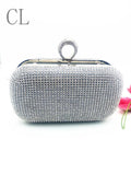 Diamond Evening Clutch Ring Bag Wedding Purse