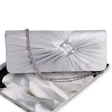 Evening Rhinestone Bridal Shoulder Clutch Bag Chain G5AE