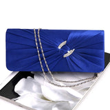 Evening Rhinestone Bridal Shoulder Clutch Bag Chain G5AE