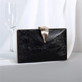 Women Evening Party Clutch Bag with Chain Strap