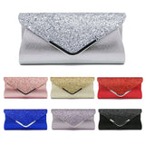 Sequin Envelope Clutch Evening Bag for Women