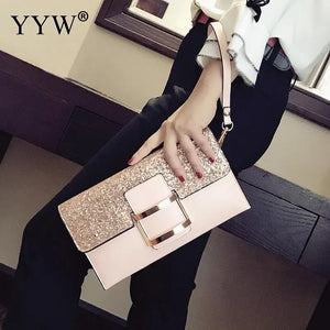 Evening Bag Clutch Handbag Women Party Mini Purse PU Leather