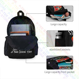 Hard Dickens Cider Large Capacity Backpack Bookbag Beach Bag Sports Bag