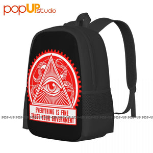All-Seeing Eye Backpack Large Capacity Portable Eco Friendly