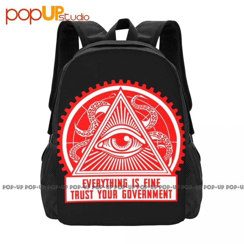 All-Seeing Eye Backpack Large Capacity Portable Eco Friendly