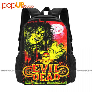 Evil Dead V.10 Movie Poster Horror Backpack Large Capacity Travel
