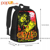 Evil Dead V.10 Movie Poster Horror Backpack Large Capacity Travel