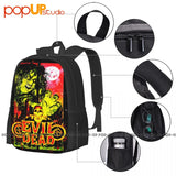 Evil Dead V.10 Movie Poster Horror Backpack Large Capacity Travel