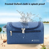 Waterproof Hanging Toiletries Bag Wash Pouch Hook
