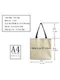 Oil Painting Dog Print Shopping Bag Papillon Pug Retriever