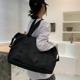 Large Capacity Expandable Tote Gym Bag Multifunctional Fitness Duffel Bag