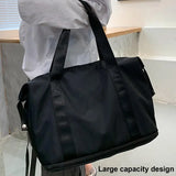 Large Capacity Expandable Tote Gym Bag Multifunctional Fitness Duffel Bag