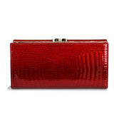 Explosive Women Leather Wallet Long Change Clutch Bag Multifunctional Wallet
