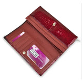 Explosive Women Leather Wallet Long Change Clutch Bag Multifunctional Wallet