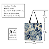 Floral Pattern Handbag Shopping Tote Bags