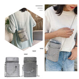 Rhinestone Shoulder Bag Cylinder Bucket PU Leather Handbag