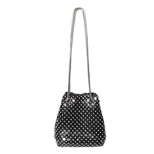 Shining Rhinestone Bucket Bag Crossbody Evening Shoulder Bag