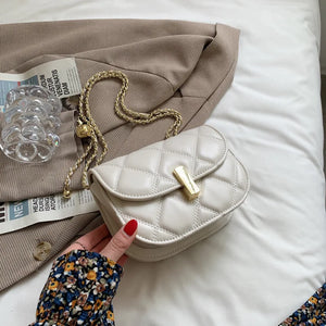 Women's Messenger Bag with Chain Crossbody Round Ball Shoulder Bag