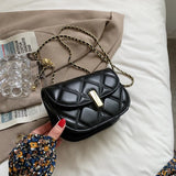 Women's Messenger Bag with Chain Crossbody Round Ball Shoulder Bag