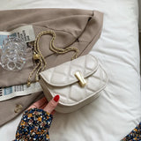 Women's Messenger Bag with Chain Crossbody Round Ball Shoulder Bag