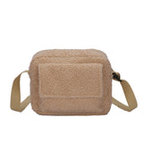 Lamb Wool Shoulder Bag Chain Crossbody Casual Handbag