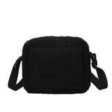 Lamb Wool Shoulder Bag Chain Crossbody Casual Handbag