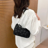 Women Shoulder Bag Solid Underarm Bags Leisure Ladies Tote bag Crescent