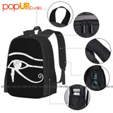 Eye Of Horus II Art Print Backpack Large Capacity