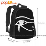 Eye Of Horus II Art Print Backpack Large Capacity
