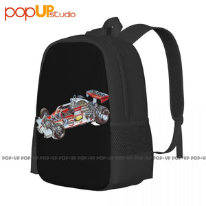 F1 1978 McLaren M26 Ford Cosworth Engine Backpack Large Capacity