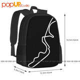 F1 Circuit Suzuka Formula Track Race Grand Prix 1 One Love Racer Backpack