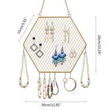 Earring Display Holder Wall Mounted Organizer