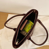 FANTASY PU Scalloped Bucket Basket Bag Retro Handbag