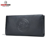 Long Men's Wallet Zipper Clutch Bag Business Mobile Phone Purse