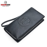 Long Men's Wallet Zipper Clutch Bag Business Mobile Phone Purse