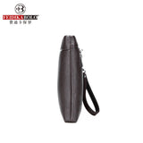 Men's Soft Leather Clutch Bag High-Quality Large Capacity
