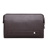 FEIDIKBOLO Leather Wallet Men Clutch Zipper Security Money bag