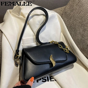 Chain Handbags PU Leather Bags for Women Shoulder Messenger Bag