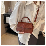Crocodile Women's Shoulder Messenger Travel Tote Bags High Female Handbags