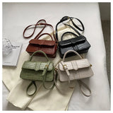Crocodile Women's Shoulder Messenger Travel Tote Bags High Female Handbags