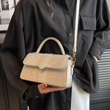 Crocodile Women's Shoulder Messenger Travel Tote Bags High Female Handbags