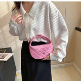 Camellia Flower Crossbody Bag for Women Diamond Embroidery Mobile Storage Bag