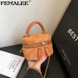 Vintage Suede Leather Messenger Bag Lady Tote