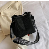 Sequins Bucket Women Bags Crystal Bling Bling Evening Party Bag