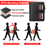 FIRD Anti-Theft Brush Wallet Women's Short Leather Large Capacity
