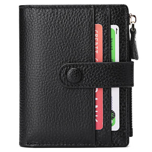 FIRD Anti-Theft Brush Wallet Women's Short Leather Large Capacity
